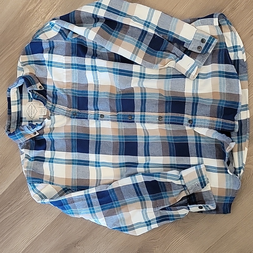 St James Bay Mens Medium Flannel EUC
